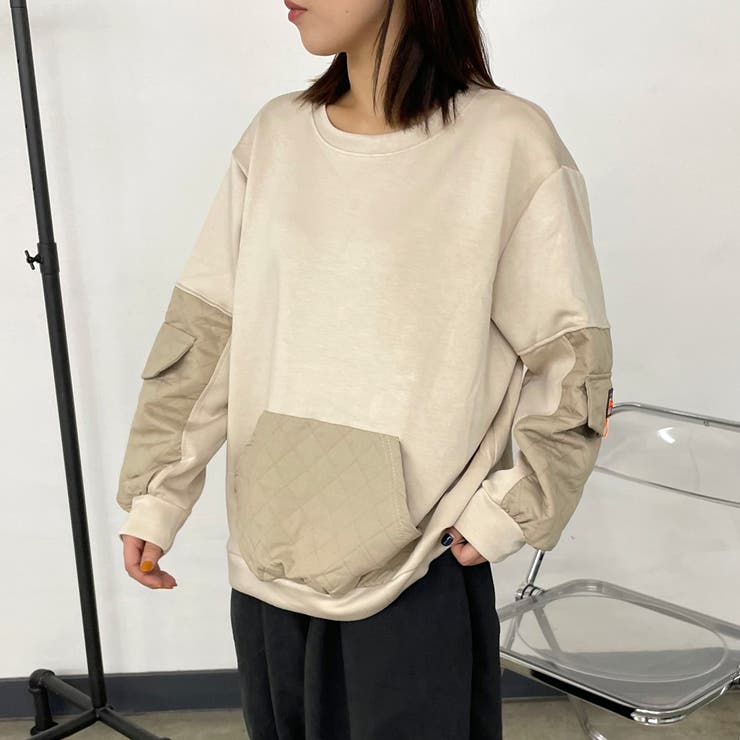 キルト切替プルオーバー | non-hedge  | 詳細画像10 