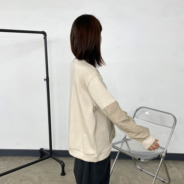 キルト切替プルオーバー | non-hedge  | 詳細画像11 