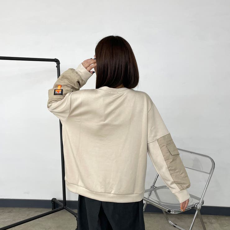 キルト切替プルオーバー | non-hedge  | 詳細画像12 