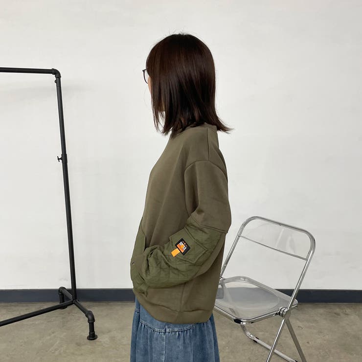 キルト切替プルオーバー | non-hedge  | 詳細画像3 