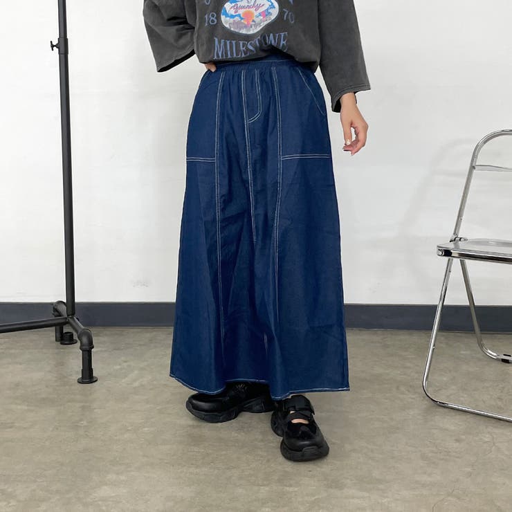 ステッチデニムスカート | non-hedge  | 詳細画像9 