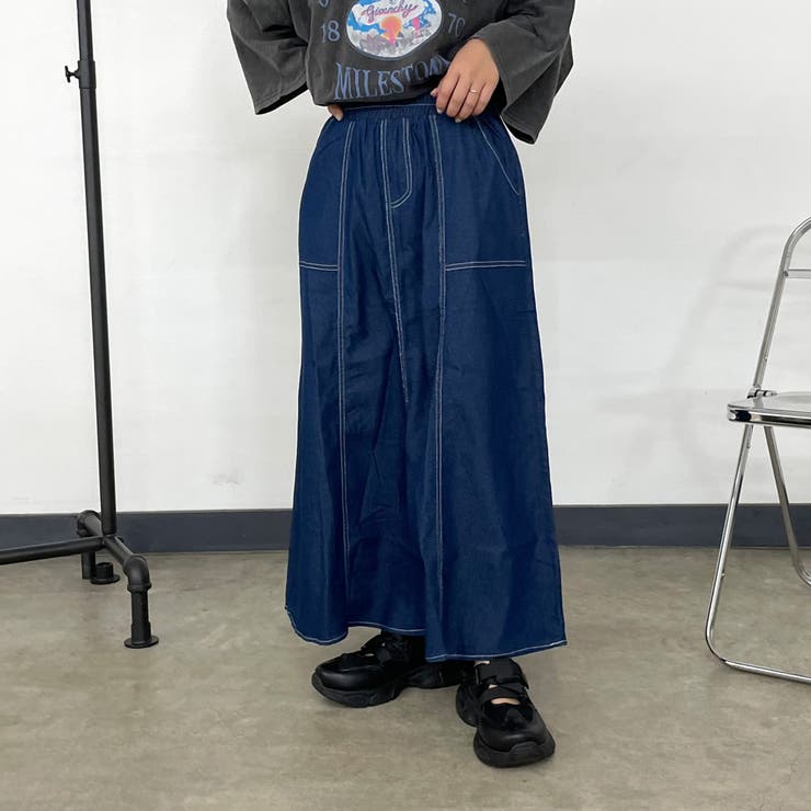 ステッチデニムスカート | non-hedge  | 詳細画像10 