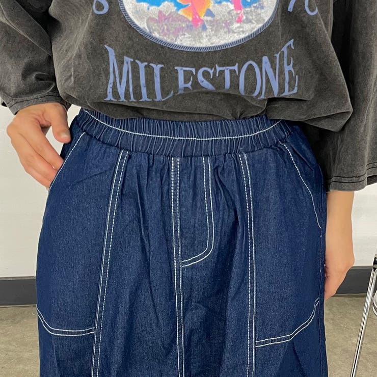 ステッチデニムスカート | non-hedge  | 詳細画像13 