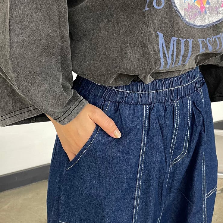 ステッチデニムスカート | non-hedge  | 詳細画像14 