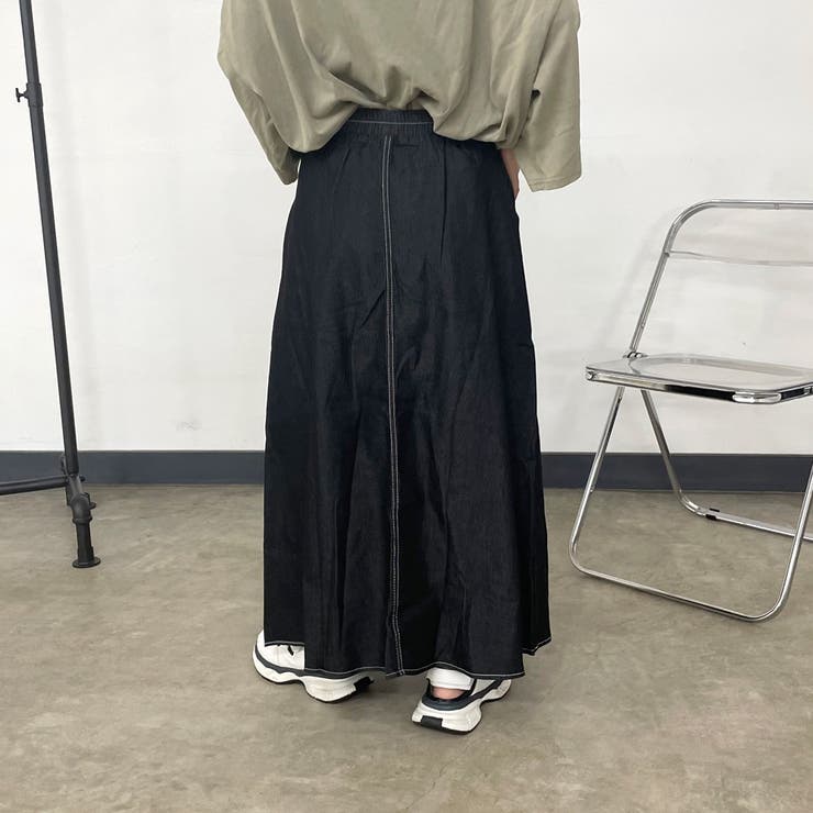 ステッチデニムスカート | non-hedge  | 詳細画像6 