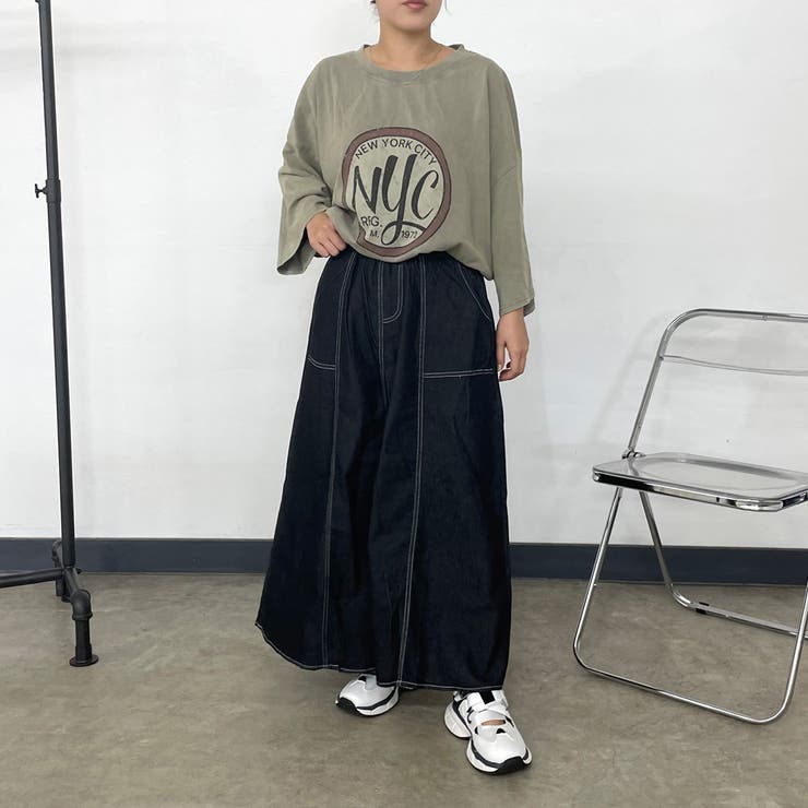 ステッチデニムスカート | non-hedge  | 詳細画像7 