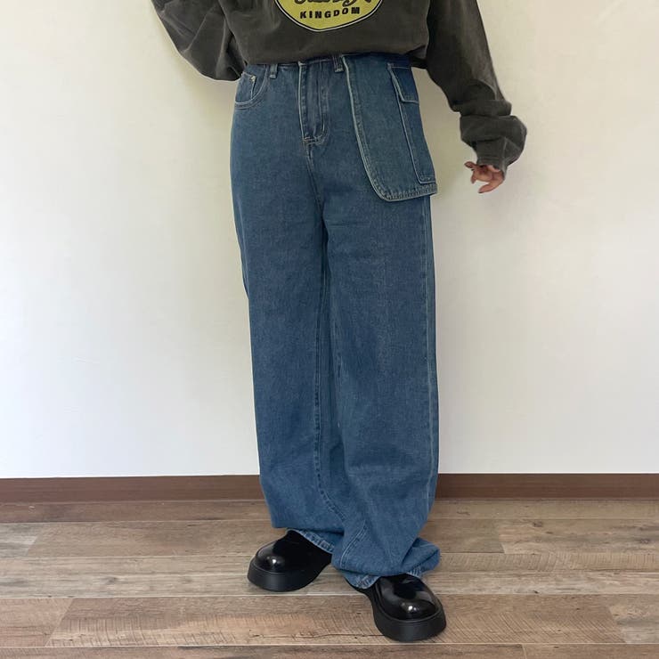 ポケット取り外しストレートデニムパンツ | non-hedge  | 詳細画像2 