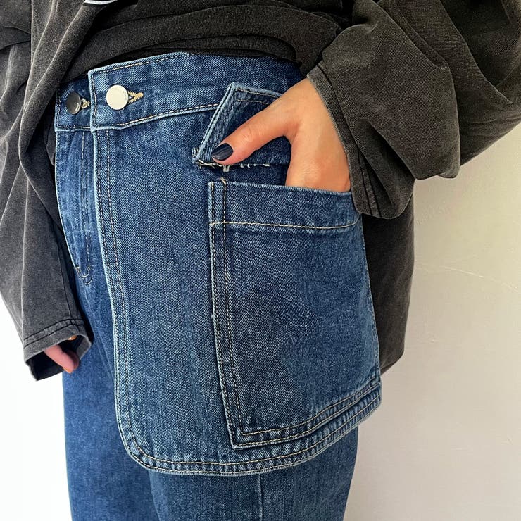 ポケット取り外しストレートデニムパンツ | non-hedge  | 詳細画像7 