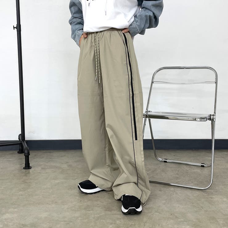 カーキ | 2WAYラインパンツ | non-hedge 