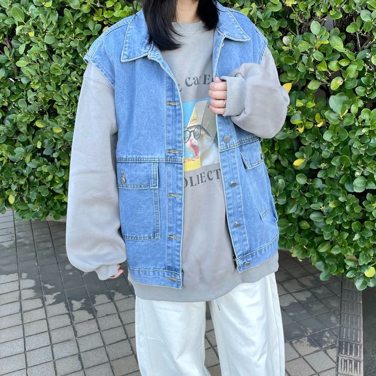 デニムビッグベスト | non-hedge  | 詳細画像8 