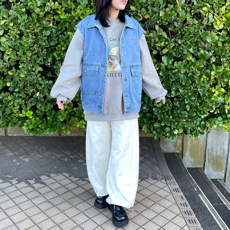 デニムビッグベスト | non-hedge  | 詳細画像10 