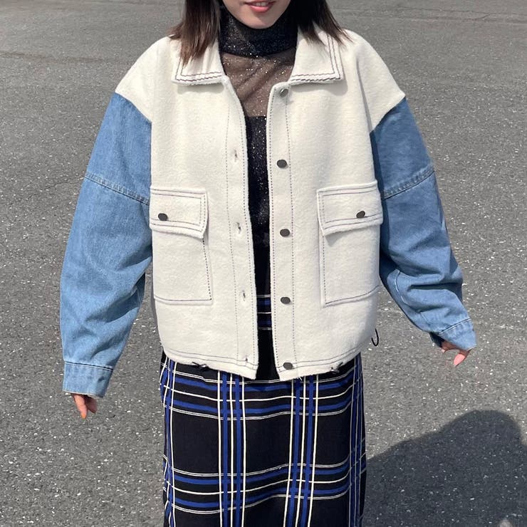 袖デニムジャケット | non-hedge  | 詳細画像11 