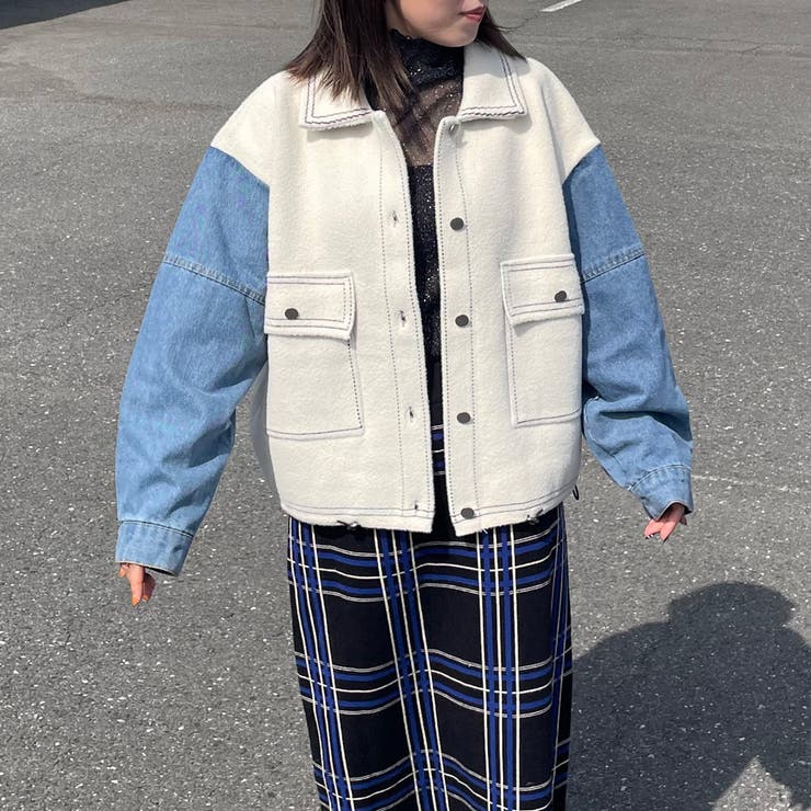 袖デニムジャケット | non-hedge  | 詳細画像12 