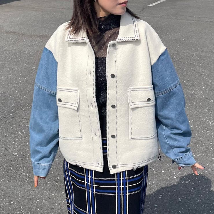 袖デニムジャケット | non-hedge  | 詳細画像13 