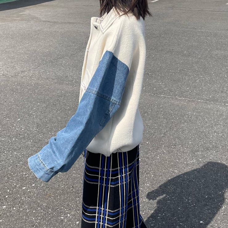 袖デニムジャケット | non-hedge  | 詳細画像14 