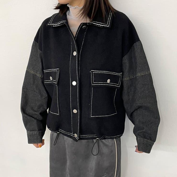 袖デニムジャケット | non-hedge  | 詳細画像23 