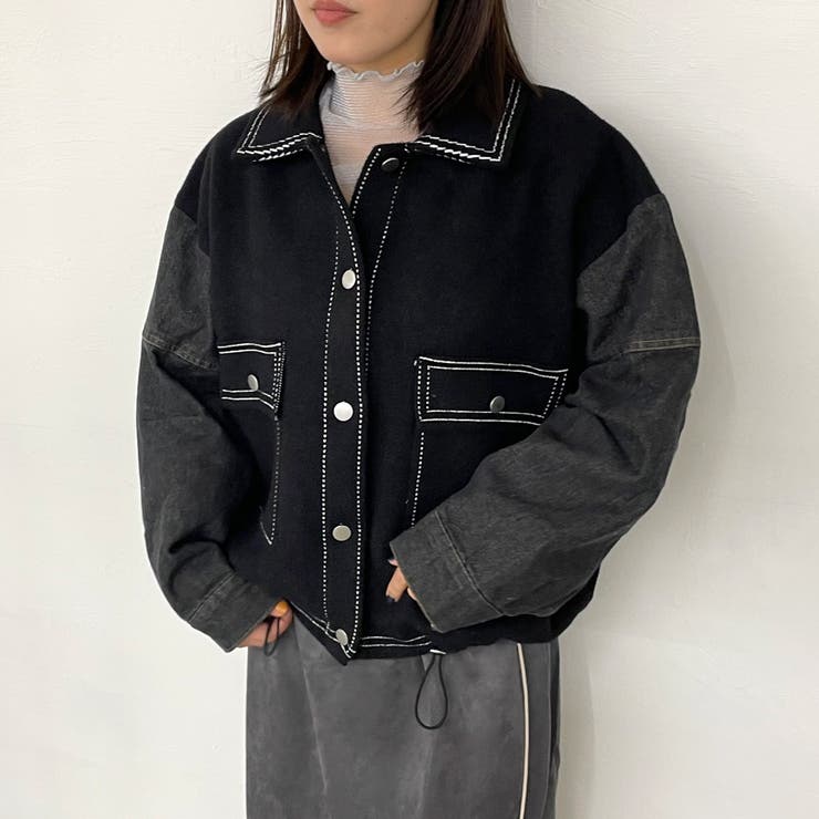 袖デニムジャケット | non-hedge  | 詳細画像24 