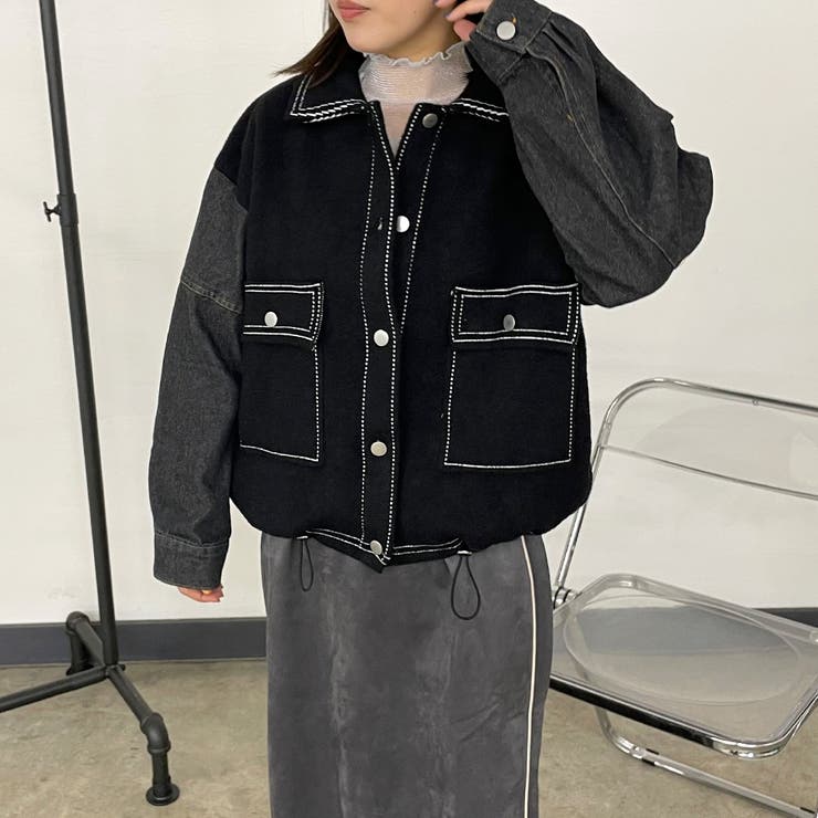 袖デニムジャケット | non-hedge  | 詳細画像25 