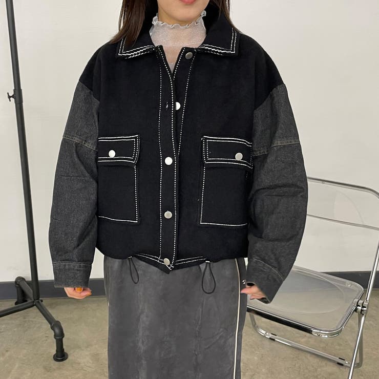 袖デニムジャケット | non-hedge  | 詳細画像26 