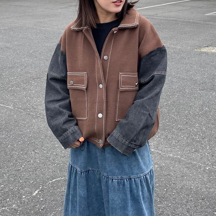 袖デニムジャケット | non-hedge  | 詳細画像5 