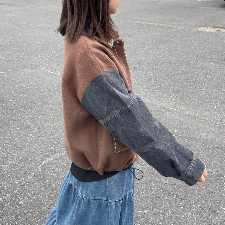 袖デニムジャケット | non-hedge  | 詳細画像6 