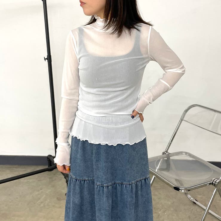 オフホワイト | シアーメローロンT | non-hedge 