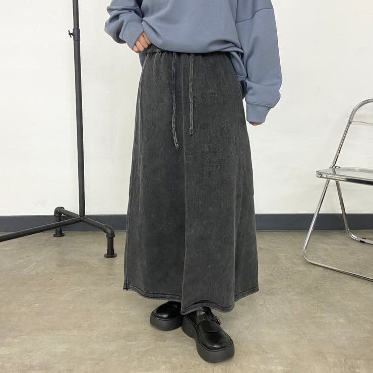 ブラック | ピグメントIラインスカート | non-hedge 