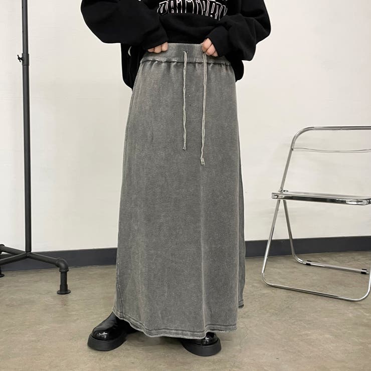 グレー | ピグメントIラインスカート | non-hedge 