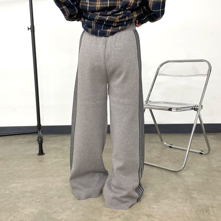 ラインニットワイドパンツ | non-hedge  | 詳細画像9 