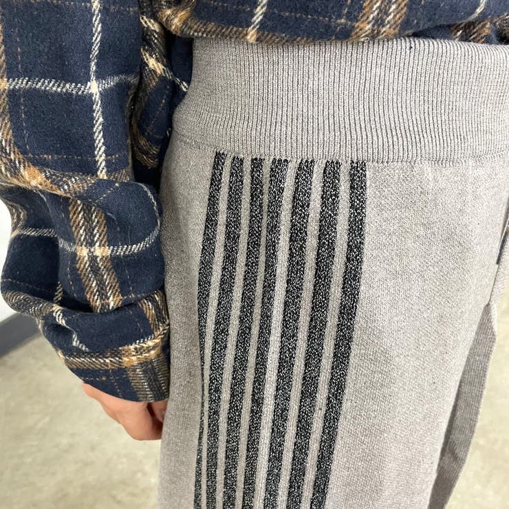 ラインニットワイドパンツ | non-hedge  | 詳細画像13 