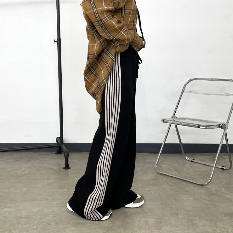 ラインニットワイドパンツ | non-hedge  | 詳細画像20 