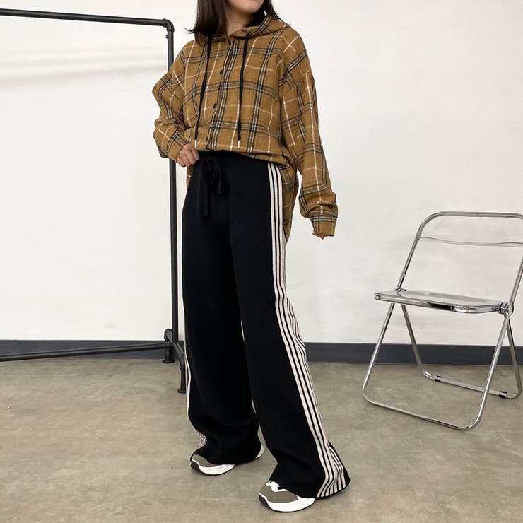 ラインニットワイドパンツ | non-hedge  | 詳細画像22 