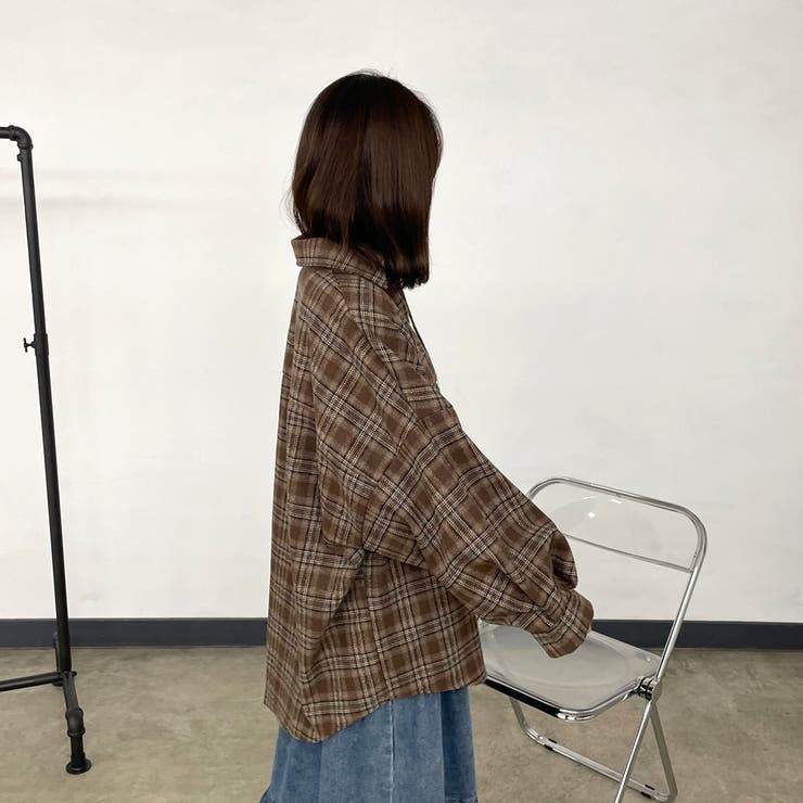 チェックビッグシャツ | non-hedge  | 詳細画像13 