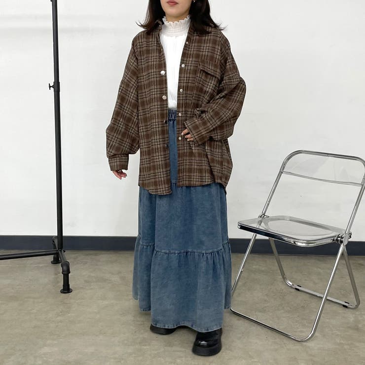 チェックビッグシャツ | non-hedge  | 詳細画像16 