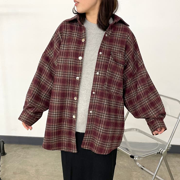 チェックビッグシャツ | non-hedge  | 詳細画像18 