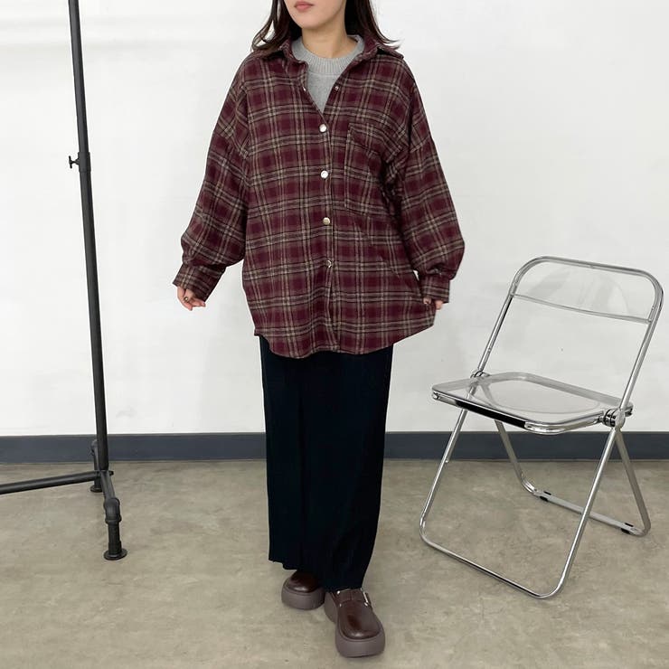 チェックビッグシャツ | non-hedge  | 詳細画像24 