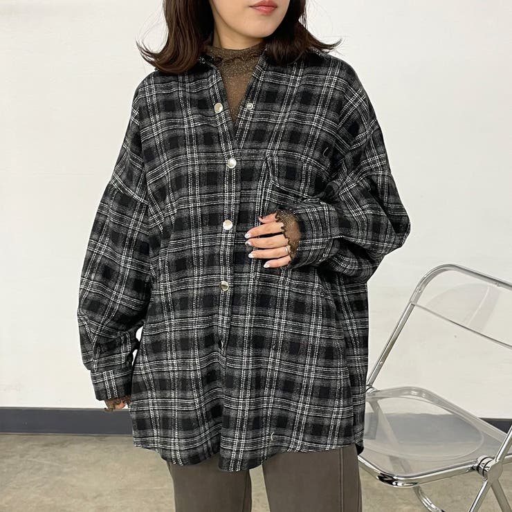 チェックビッグシャツ | non-hedge  | 詳細画像26 