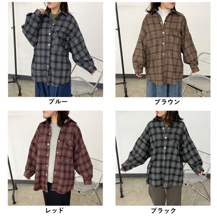 チェックビッグシャツ | non-hedge  | 詳細画像33 