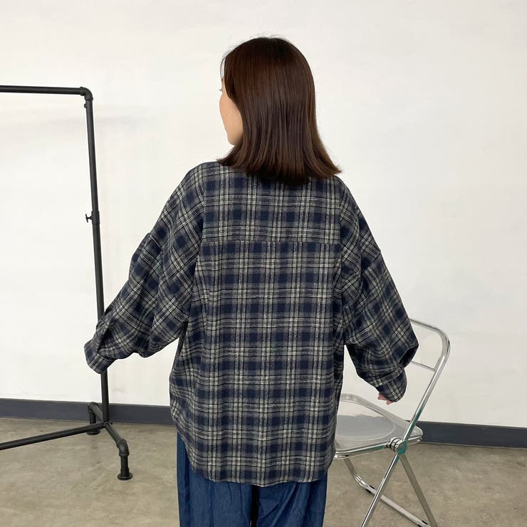 チェックビッグシャツ | non-hedge  | 詳細画像6 
