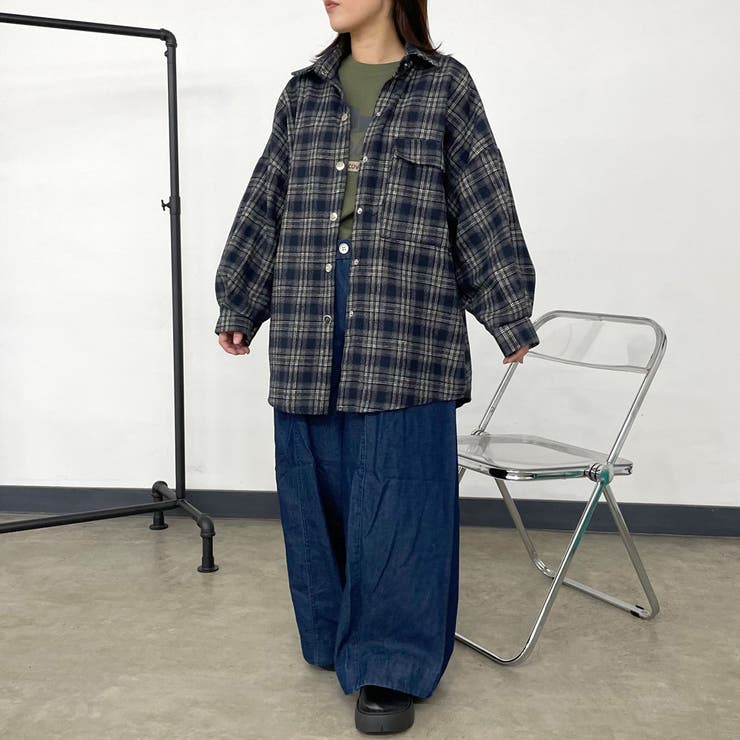 チェックビッグシャツ | non-hedge  | 詳細画像7 