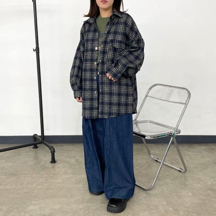 チェックビッグシャツ | non-hedge  | 詳細画像8 