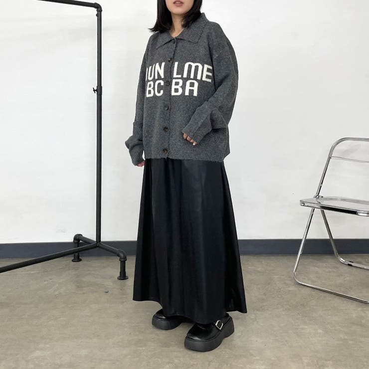 合成皮革フレアスカート | non-hedge  | 詳細画像19 