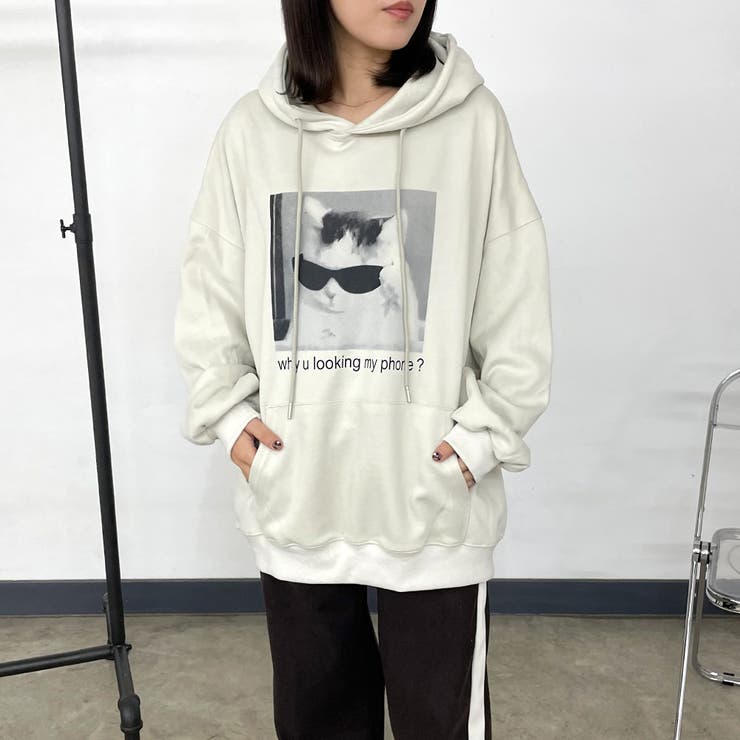 ネコサングラスパーカー | non-hedge  | 詳細画像21 