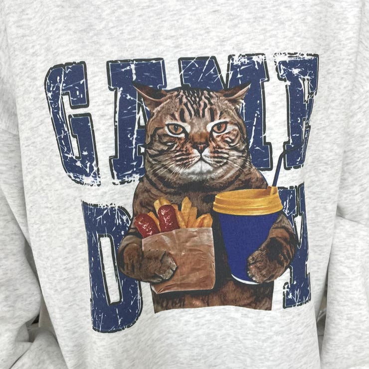 ネコプリントプルオーバー | non-hedge  | 詳細画像19 