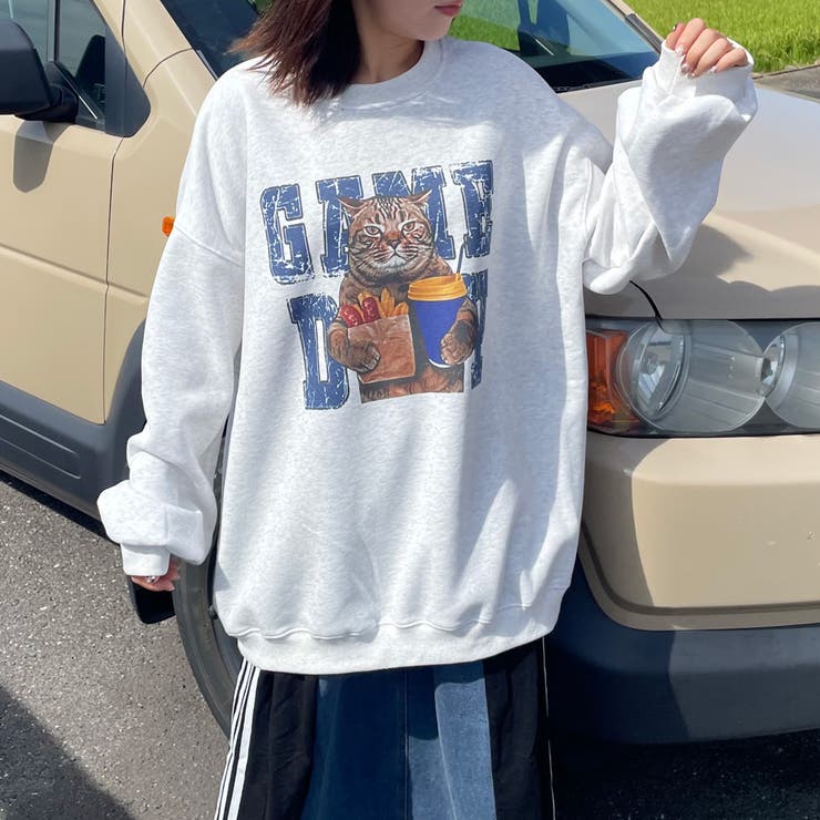 ネコプリントプルオーバー | non-hedge  | 詳細画像7 