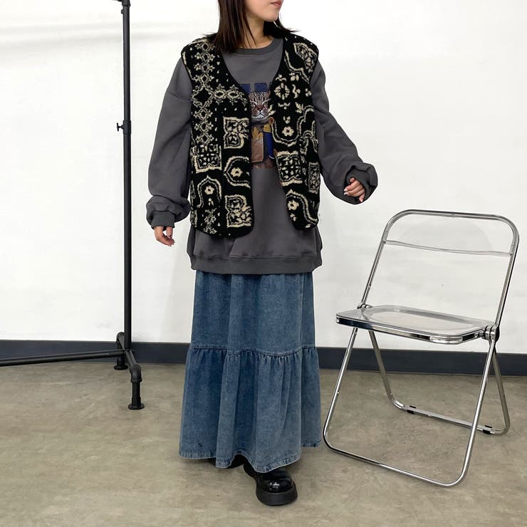 ネコプリントプルオーバー | non-hedge  | 詳細画像28 