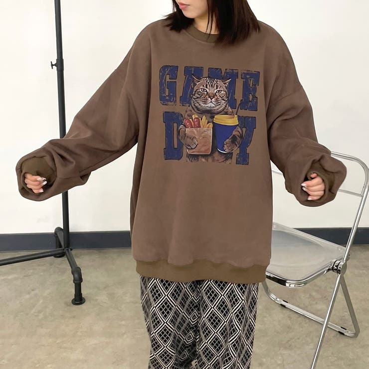 ネコプリントプルオーバー | non-hedge  | 詳細画像30 