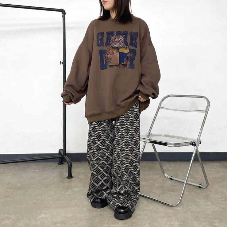 ネコプリントプルオーバー | non-hedge  | 詳細画像38 