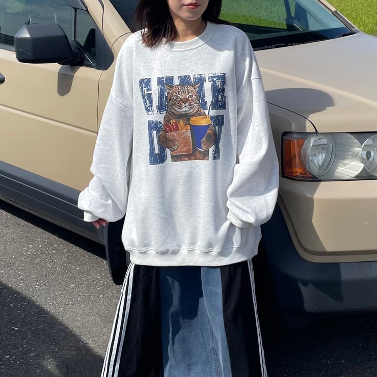 ネコプリントプルオーバー | non-hedge  | 詳細画像11 