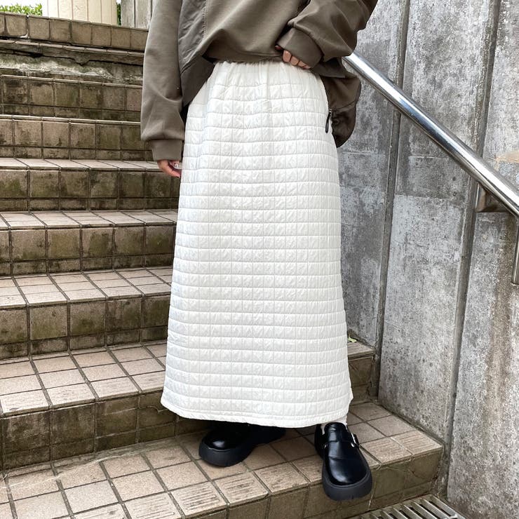 アイボリー | キルティングスカート | non-hedge 
